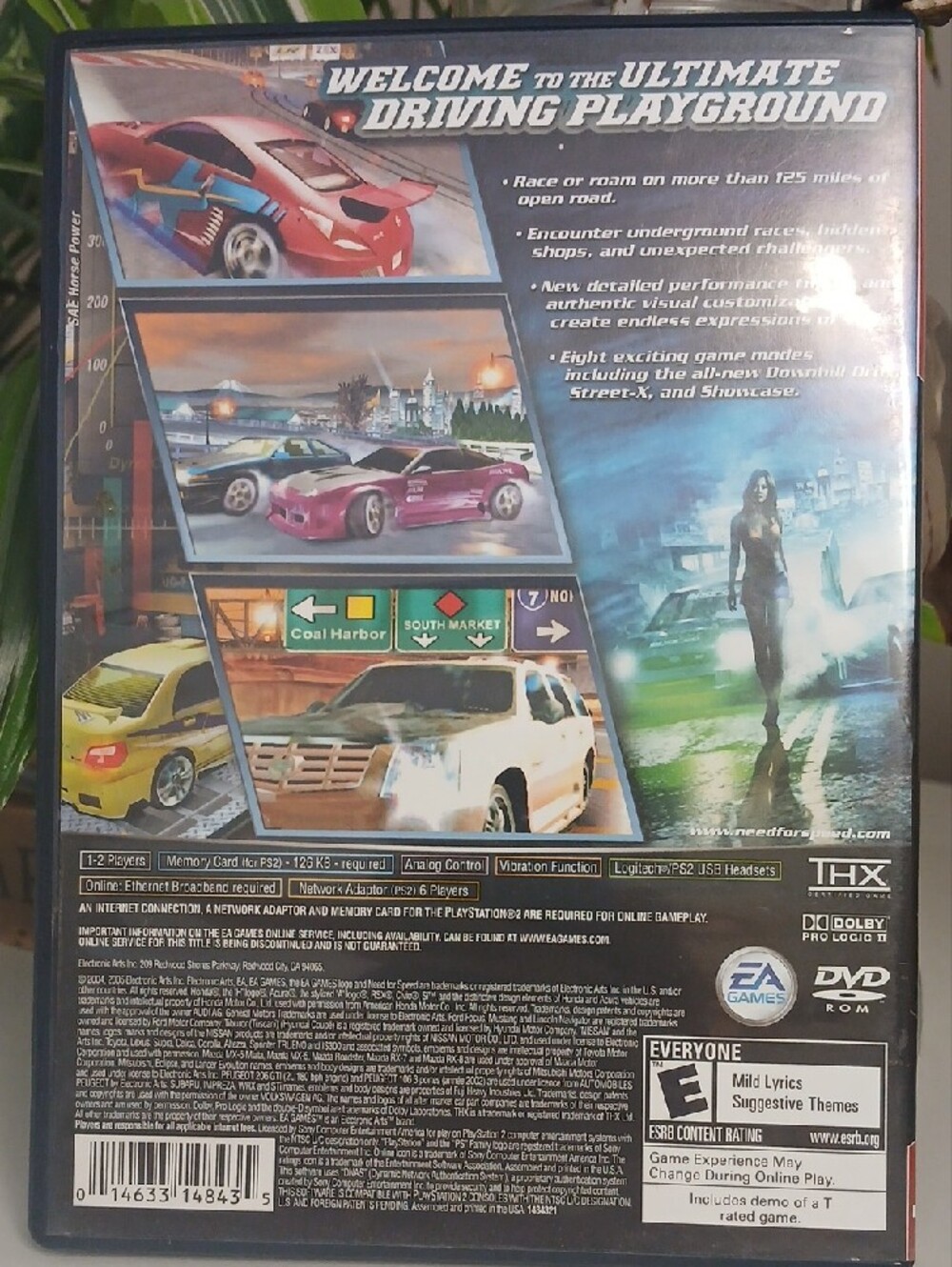 Sony PlayStation 2 Need for Speed Underground 2 - Red/Green/Gold - Picture 3 of 5